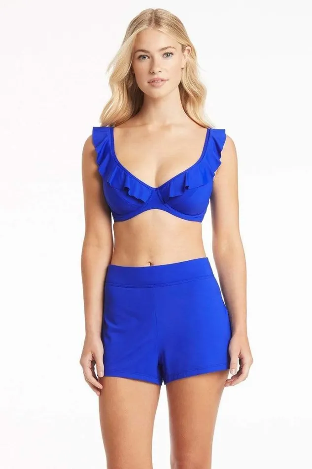Sea Level Bottoms Eco Essentials Swim Short Eco Essentials Cobalt 8211 Women