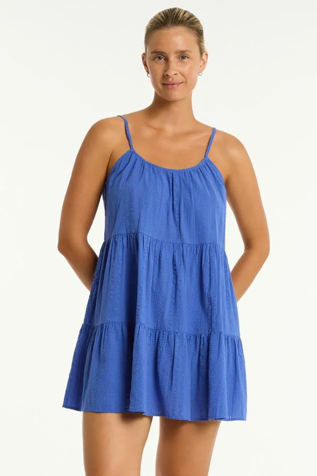 Sea Level Dresses Heatwave Short Sundress Heatwave Blue 8211 Women