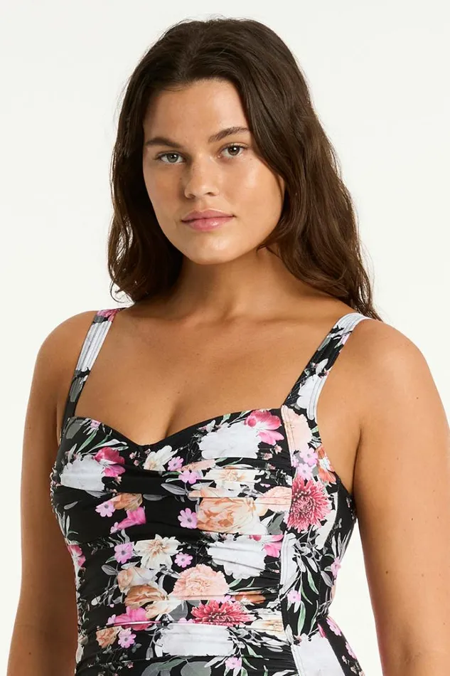 Sea Level One Pieces Belle Twist Front One Piece Belle Black 8211 Women