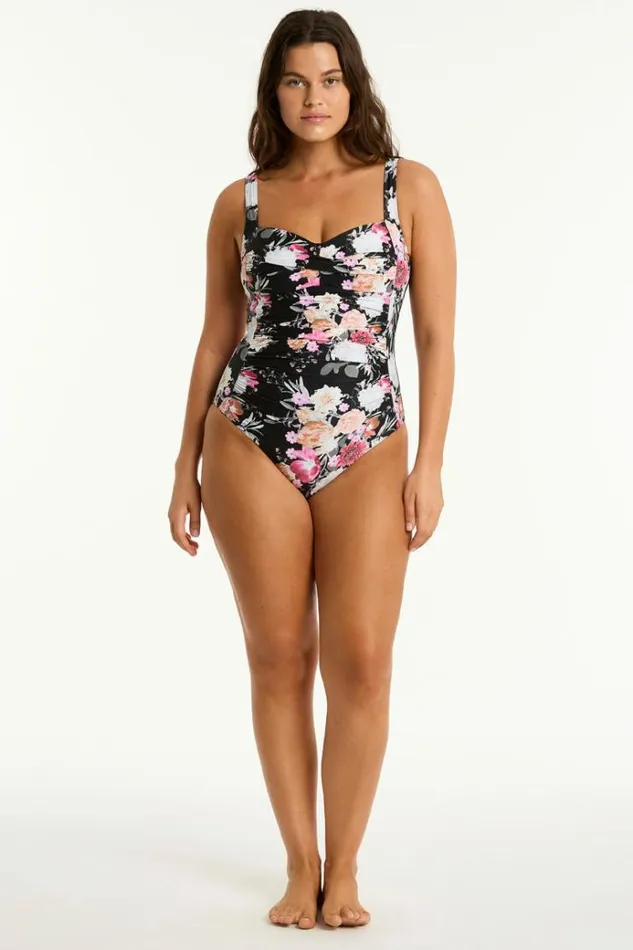 Sea Level One Pieces Belle Twist Front One Piece Belle Black 8211 Women