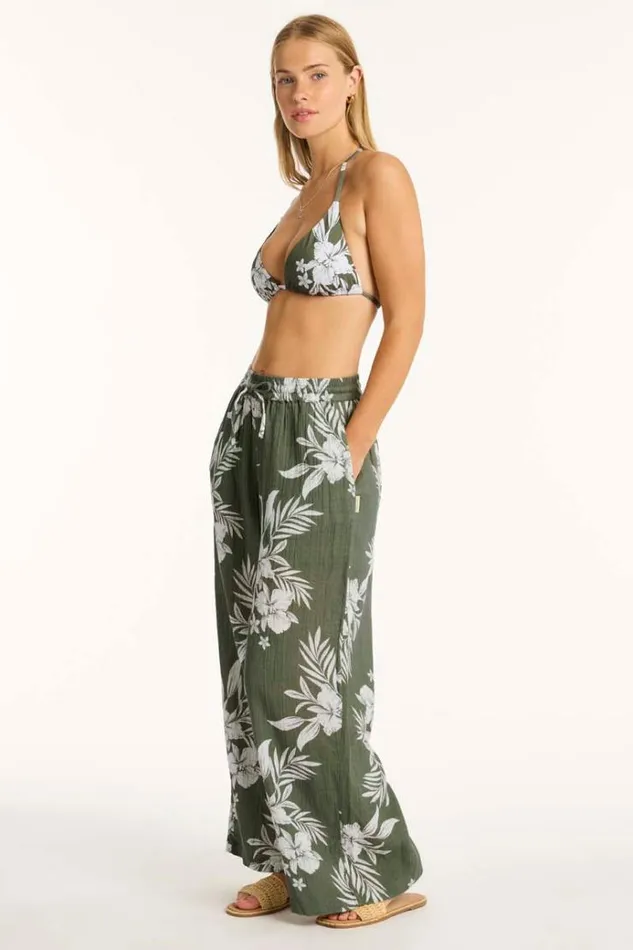 Sea Level Tops Aloha Tri Bra Aloha Khaki 8211 Women