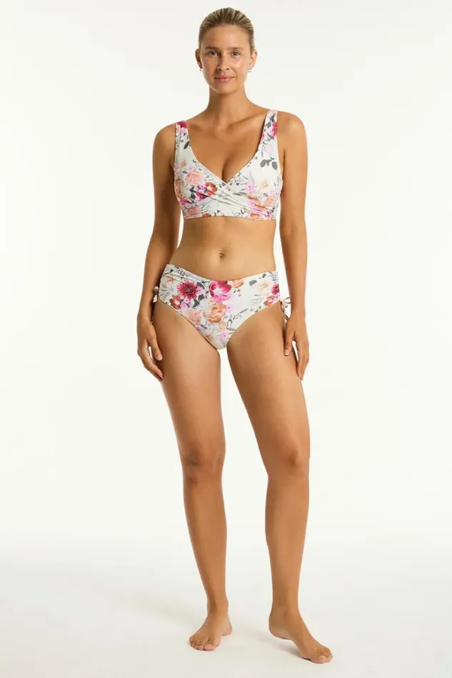 Sea Level Tops Belle Cross Front Multifit Bra Belle Coconut 8211 Women