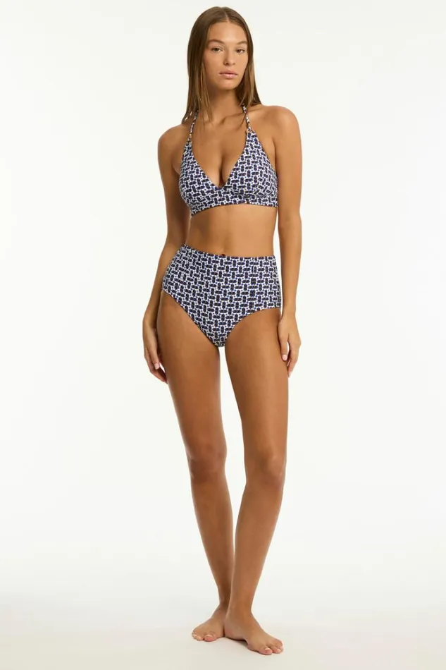 Sea Level Tops Coast Longline Halter Coast Cobalt 8211 Women
