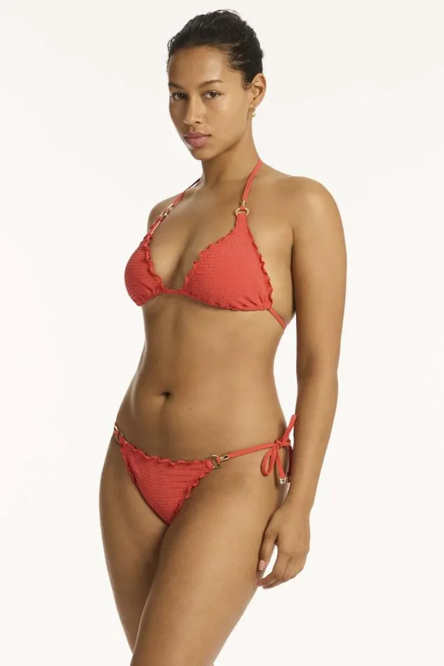 Sea Level Tops Messina Halter Slide Tri Messina Flame 8211 Women