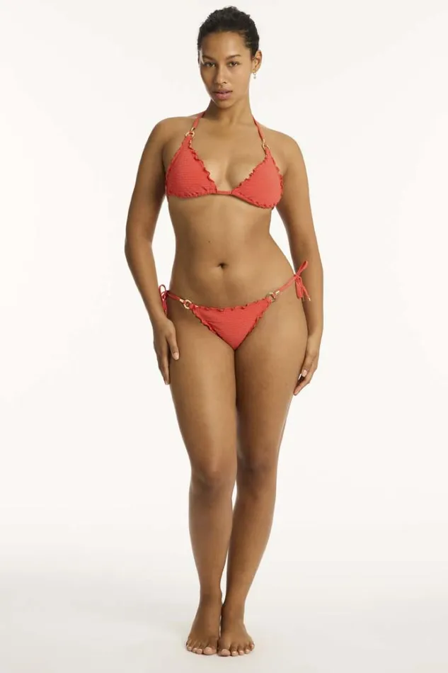 Sea Level Tops Messina Halter Slide Tri Messina Flame 8211 Women
