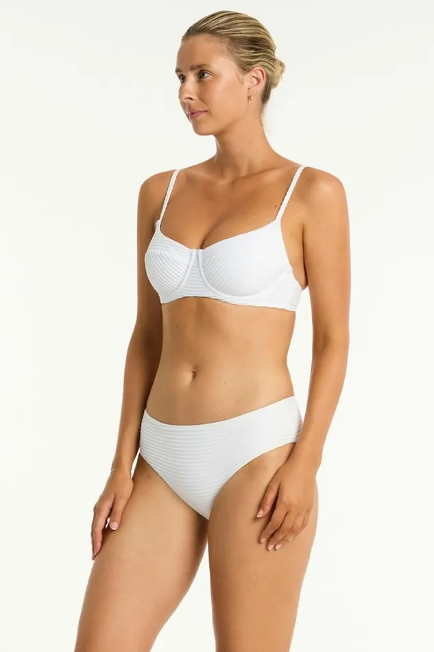 Sea Level Tops Spinnaker Balconette Bra Spinnaker White 8211 Women