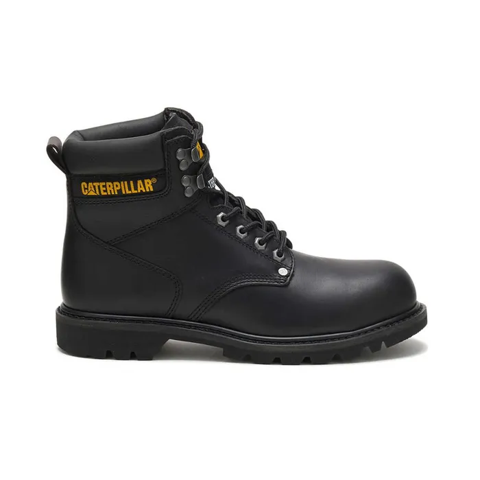 Second Shift Steel Toe Work Boot Black Men Cat Footwear Boots