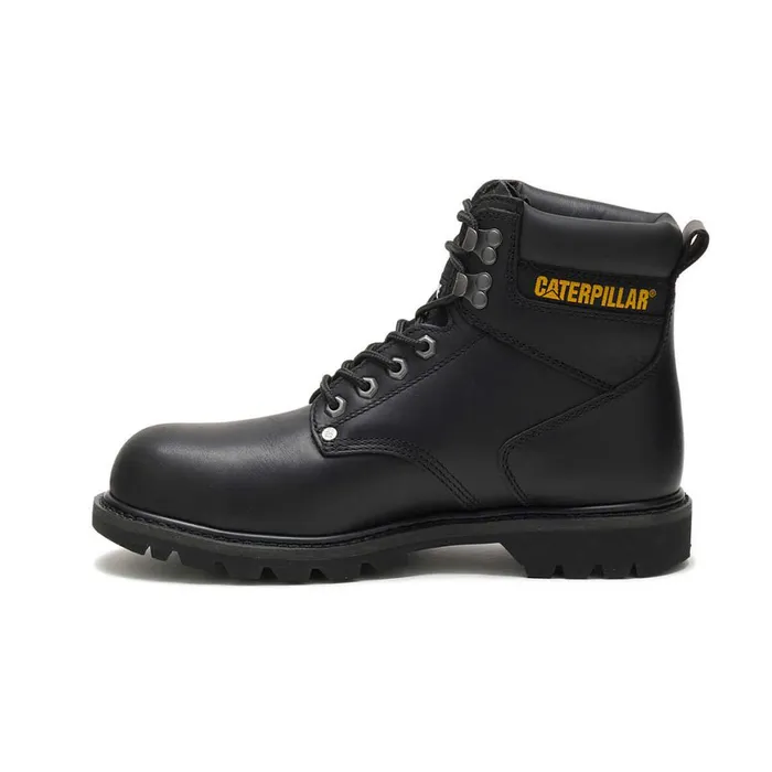 Second Shift Steel Toe Work Boot Black Men Cat Footwear Boots