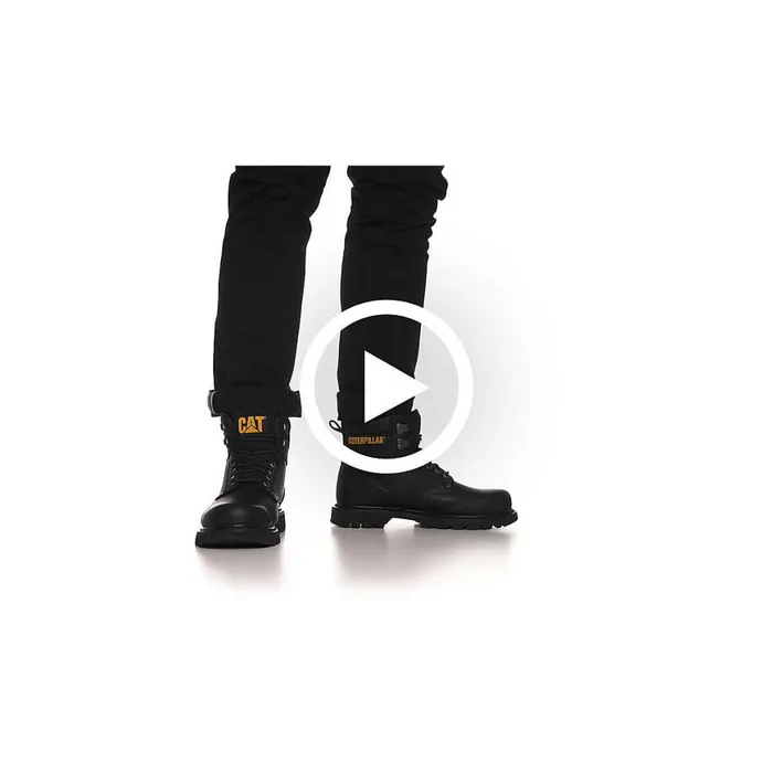Second Shift Work Boot Black Men Cat Footwear Boots