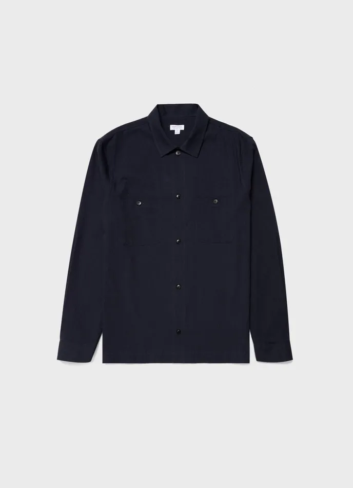 Seersucker Overshirt Men SUNSPEL Shirts