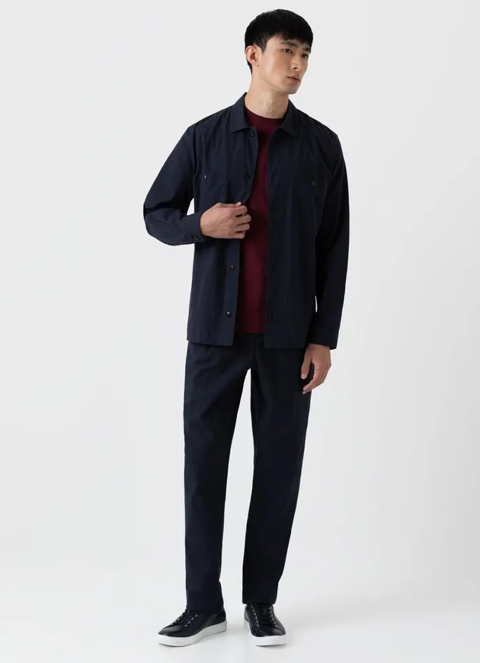 Seersucker Overshirt Men SUNSPEL Shirts
