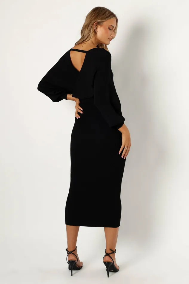 Sharnie Knitted Set Black Matching Sets Petal and Pup Women
