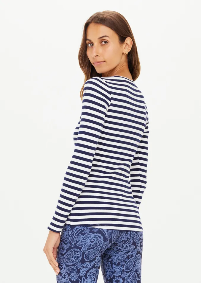 Shirts and Tanks THE UPSIDE Women RIB CHRISSY LONG SLEEVE