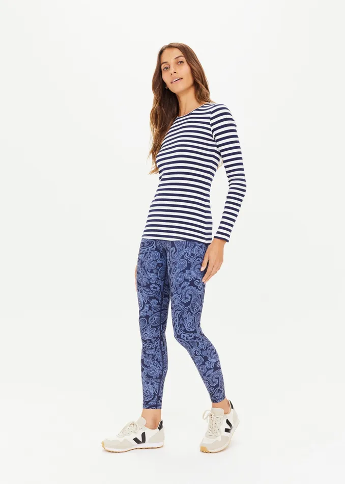 Shirts and Tanks THE UPSIDE Women RIB CHRISSY LONG SLEEVE