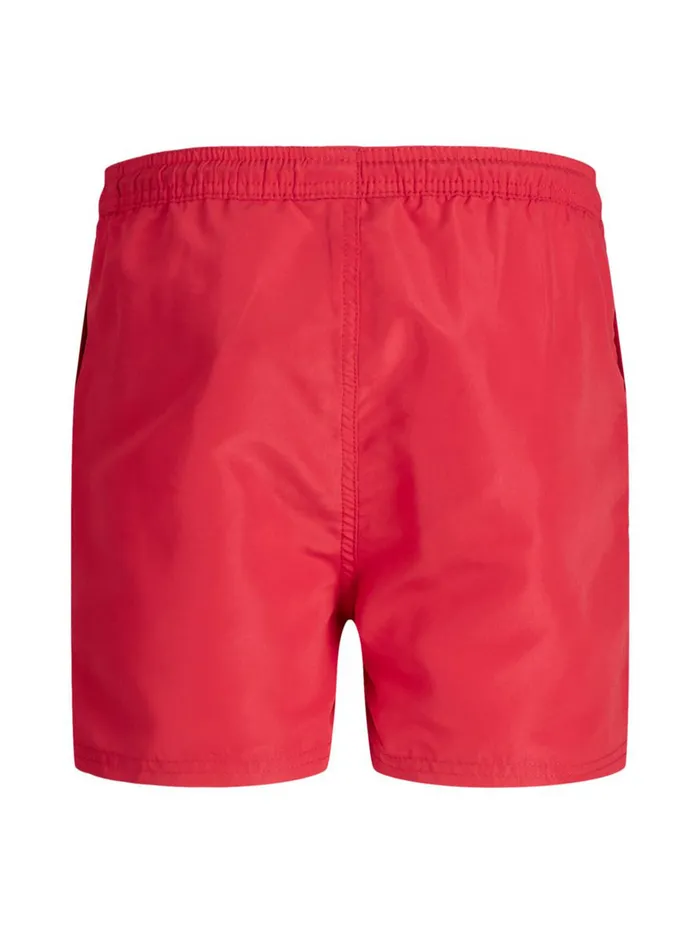 Shirts JACK and JONES Junior BOYS RECYCLED POLYESTER SWIM SHORTS Red Flame Scarlet Online