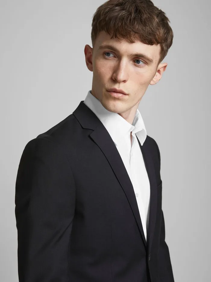 Shirts JACK and JONES Mens 2PACK SLIM FIT DOBBY SHIRT Blue Navy Blazer Gift Ideas