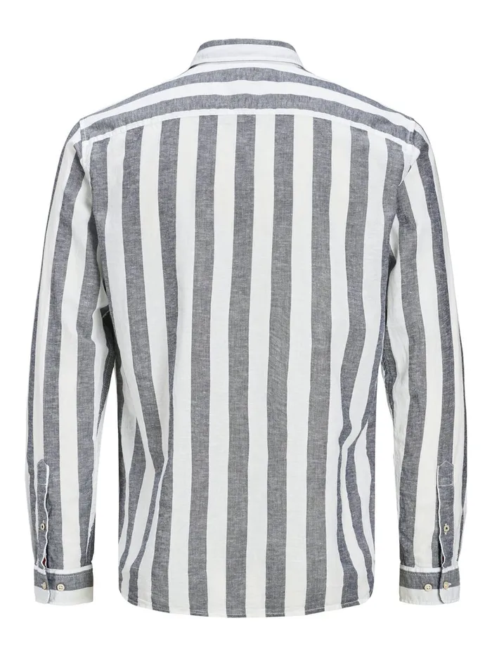 Shirts JACK and JONES Mens BUTTONDOWN SHIRT Grey Navy Blazer Cheap On Sale