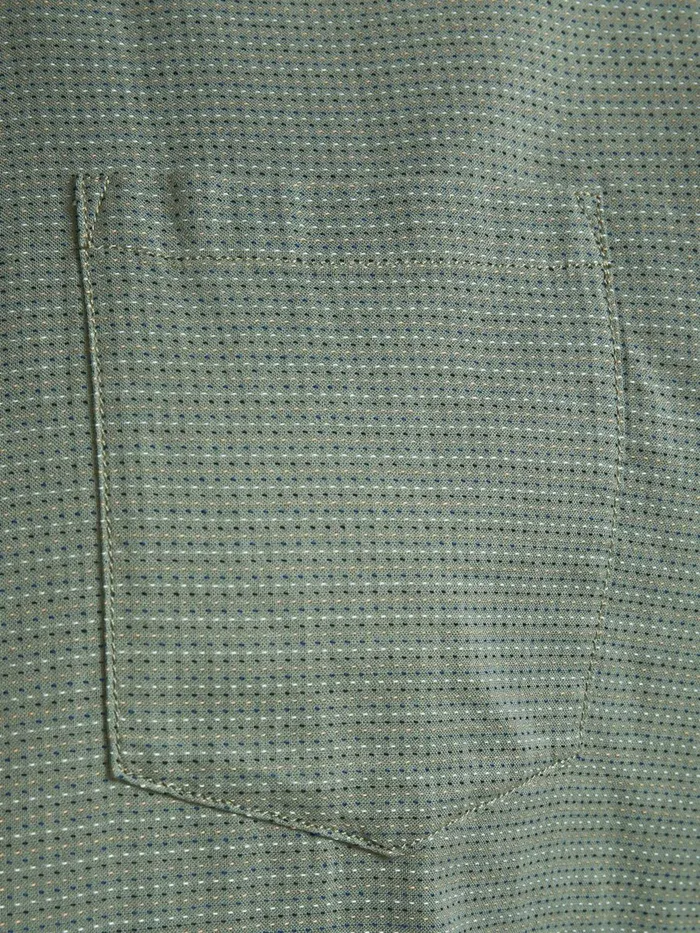 Shirts JACK and JONES Mens ORGANIC COTTON PLUS SIZE SHORT SLEEVED SHIRT Green Sea Spray On Sale