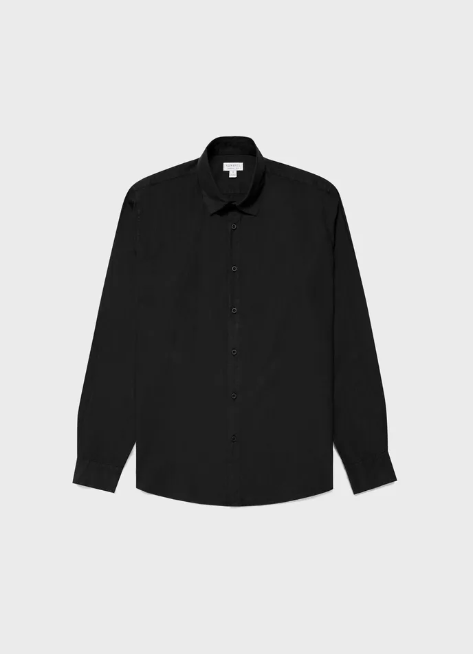 Shirts Lightweight Poplin Shirt Black 8211 ussunspel Men