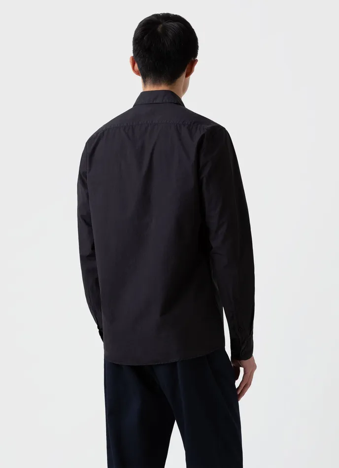 Shirts Lightweight Poplin Shirt Black 8211 ussunspel Men Shirts Lightweight Poplin Shirt Black 8211 ussunspel Men