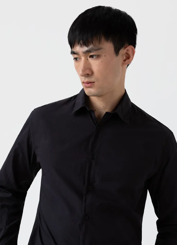 Shirts Lightweight Poplin Shirt Black 8211 ussunspel Men Shirts Lightweight Poplin Shirt Black 8211 ussunspel Men