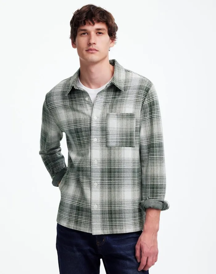 Shirts Men Madewell The Devoe Shirt Luxury Forest