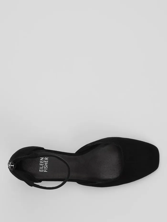 Shoes Women Eileen Fisher Veery Suede Pump Black