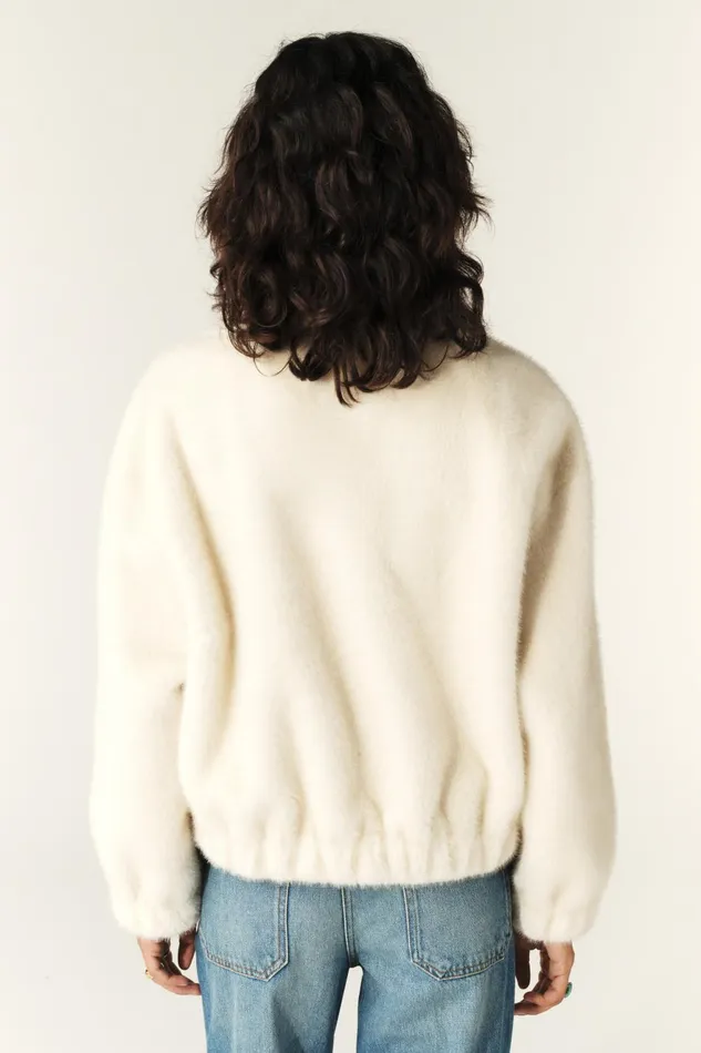 Short LooseFitting Jacket Paros Brown Women Baandsh Jackets and Coats