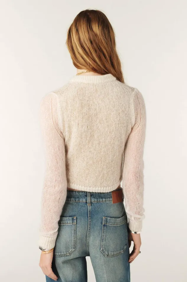 Short Sweater Diego Black Women Baandsh Sweaters and Cardigans