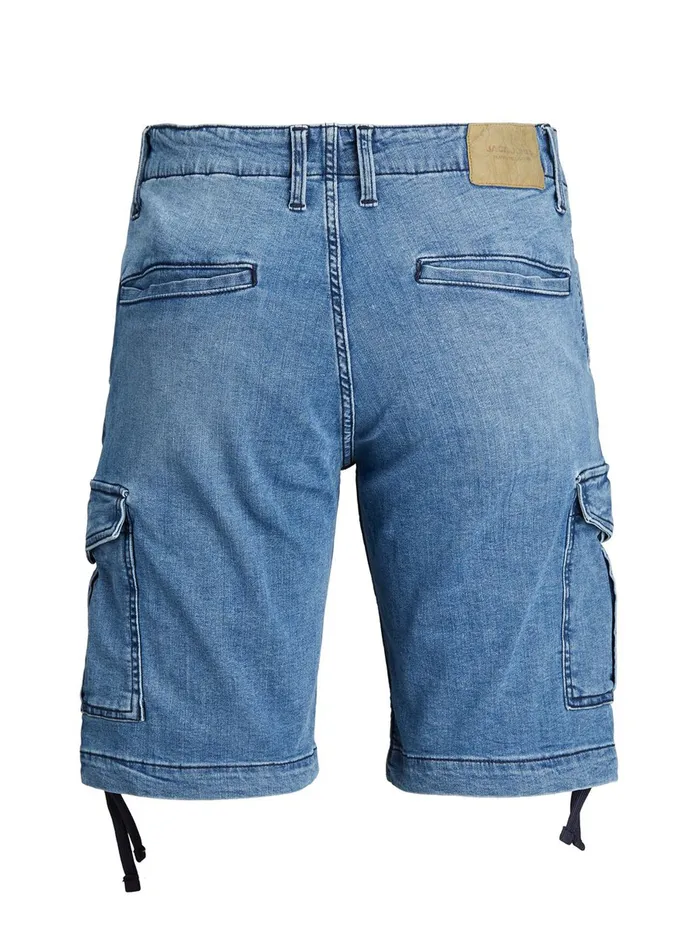 Shorts JACK and JONES Mens CARGO DENIM SHORTS Blue Blue Denim Near Me