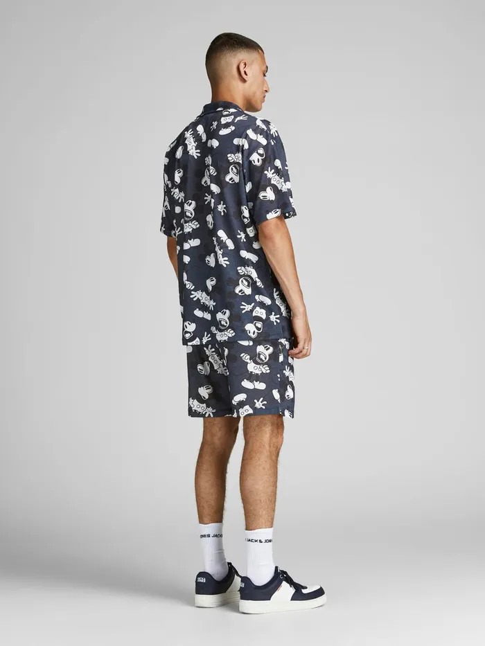 Shorts JACK and JONES Mens DISNEY PRINTED SHORTS Blue Navy Blazer Cheap On Sale