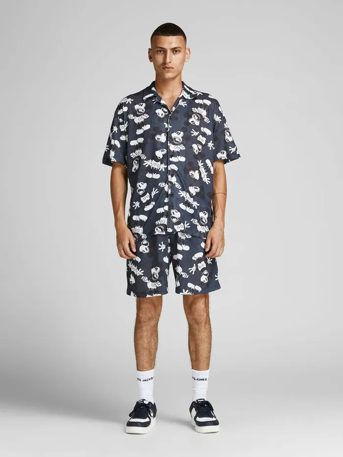 Shorts JACK and JONES Mens DISNEY PRINTED SHORTS Blue Navy Blazer Cheap On Sale