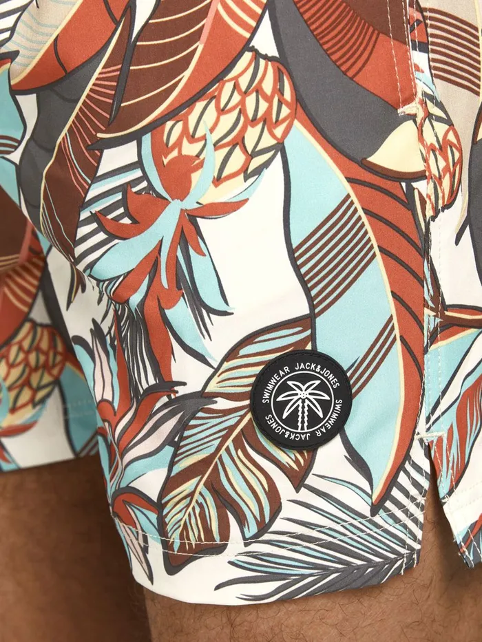 Shorts JACK and JONES Mens MAUI SWIM SHORTS Orange Egret On Sale