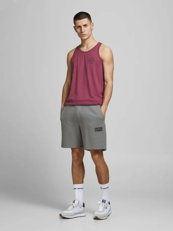 Shorts JACK and JONES Mens NEW SOFT SWEAT SHORTS Grey Sedona Sage On Sale