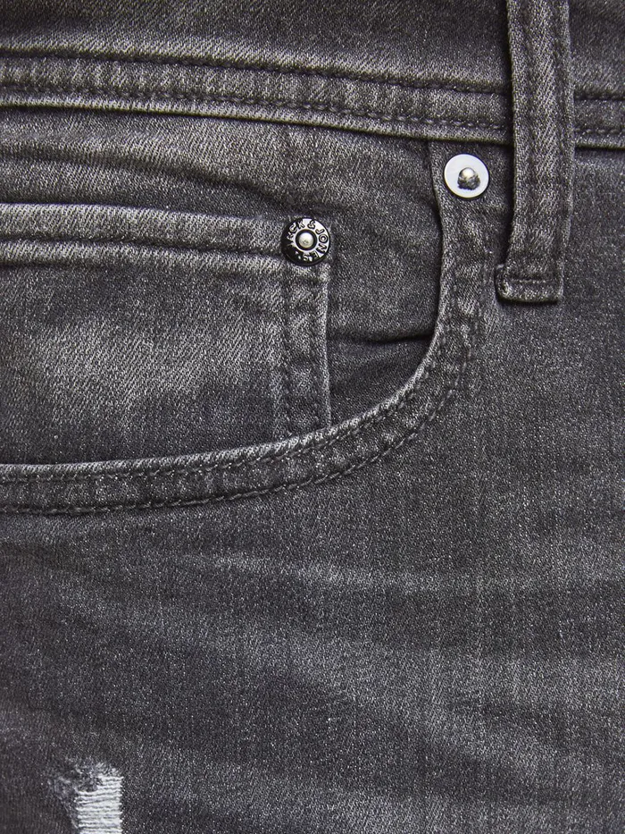 Shorts JACK and JONES Mens RICK ORIGINAL AGI 200 DENIM SHORTS Grey Black Denim On Sale