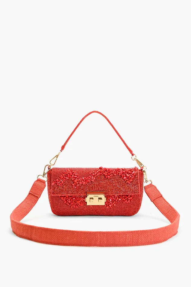 Shoulder Bags America and Beyond Women Omnia Beaded Shoulder Bag
