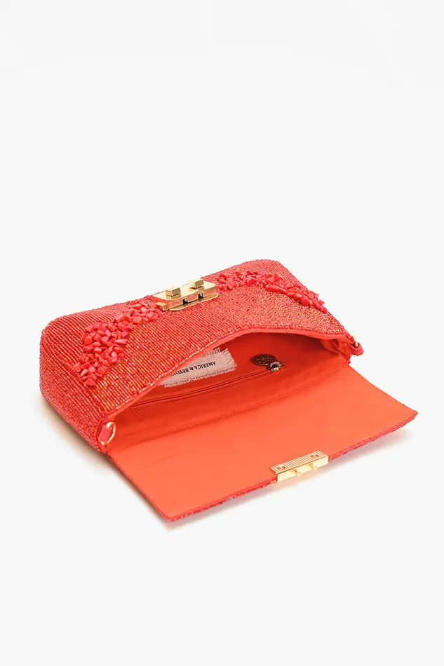 Shoulder Bags America and Beyond Women Omnia Beaded Shoulder Bag
