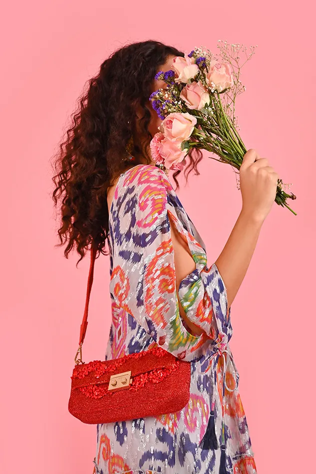 Shoulder Bags America and Beyond Women Omnia Beaded Shoulder Bag