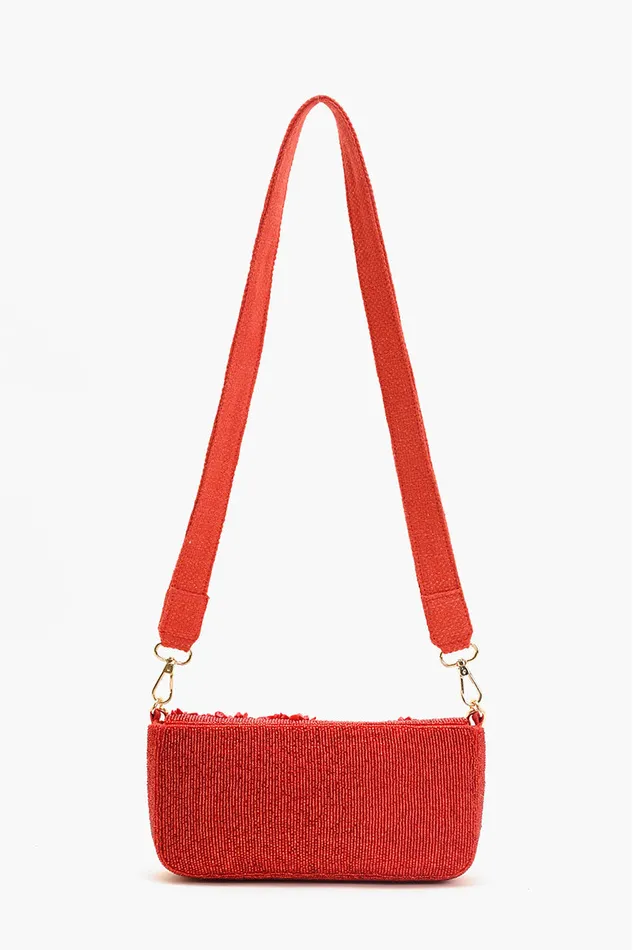 Shoulder Bags America and Beyond Women Omnia Beaded Shoulder Bag