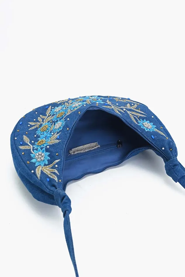 Shoulder Bags Dahlia Denim Shoulder Bag 8211 America and Beyond Women