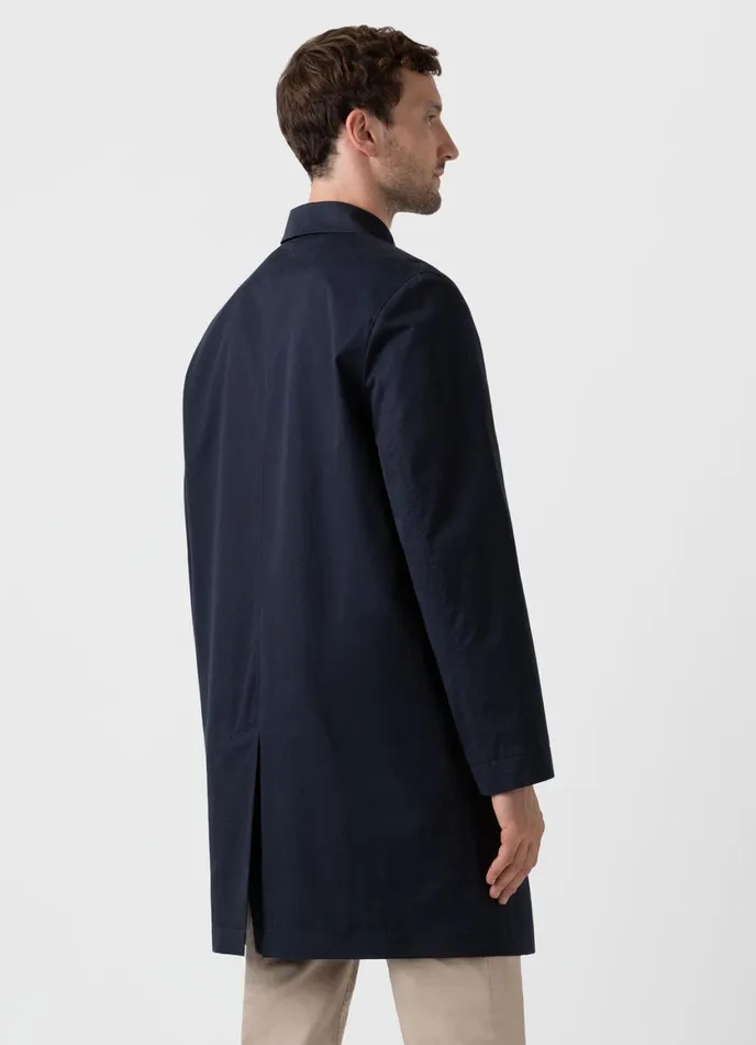 Showerproof Cotton Mac Navy Men SUNSPEL Jackets and Coats