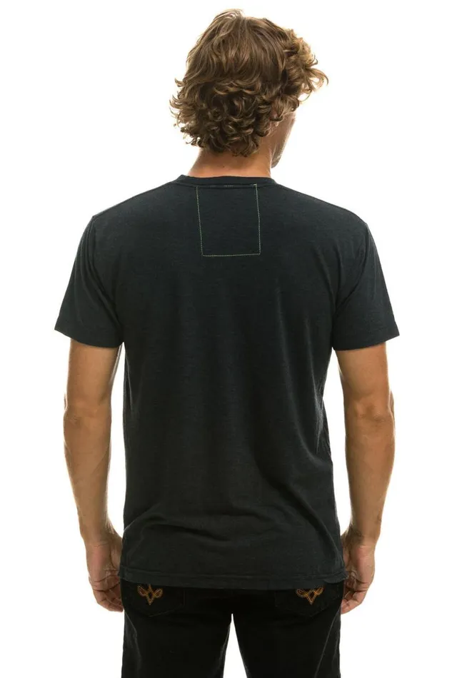 Signature Small Venice Circle Tee 8211 Charcoal WomenMen Aviator Nation Tees
