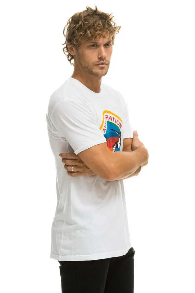 Signature Tee 8211 White WomenMen Aviator Nation Tees