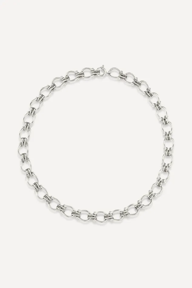 Silver Necklace Thunder Gray Women Baandsh Jewelry
