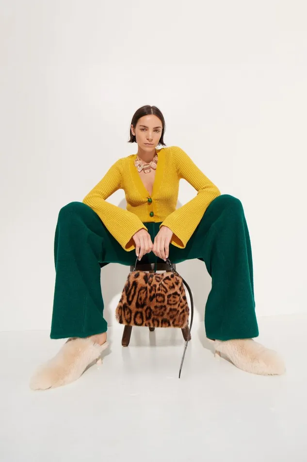 Simon Miller Bags Women Furry Mini Puffin In Cheetah Scramble Simon Miller Bags Women Furry Mini Puffin In Cheetah Scramble