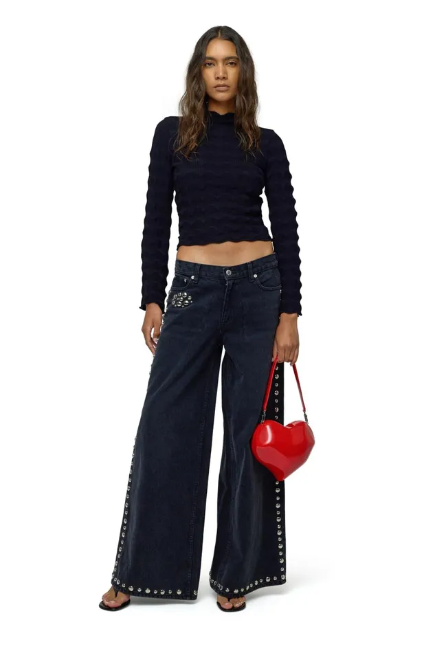 Simon Miller Bags Women Molded Heart Bag In Retro Red