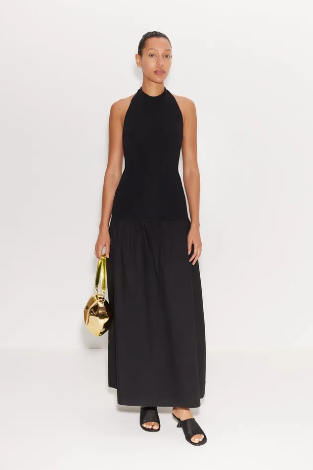 Simon Miller Dresses Women Junjo Combo Dress In Black