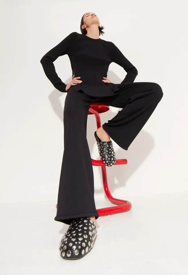 Simon Miller Knitwear Women Knits By Jabber Pant In Black Simon Miller Knitwear Women Knits By Jabber Pant In Black