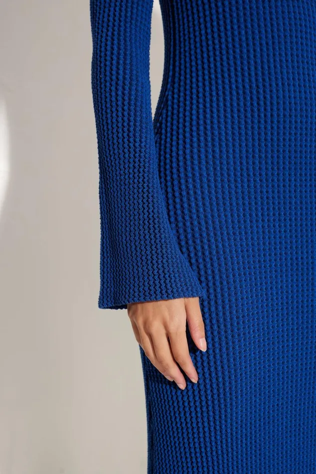 Simon Miller Knitwear Women Simon Miller Zumi Textured Knit Dress In Matisse Blue