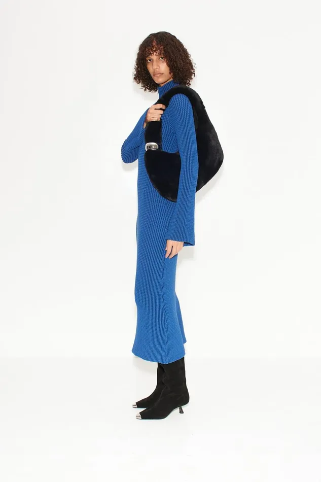 Simon Miller Knitwear Women Simon Miller Zumi Textured Knit Dress In Matisse Blue